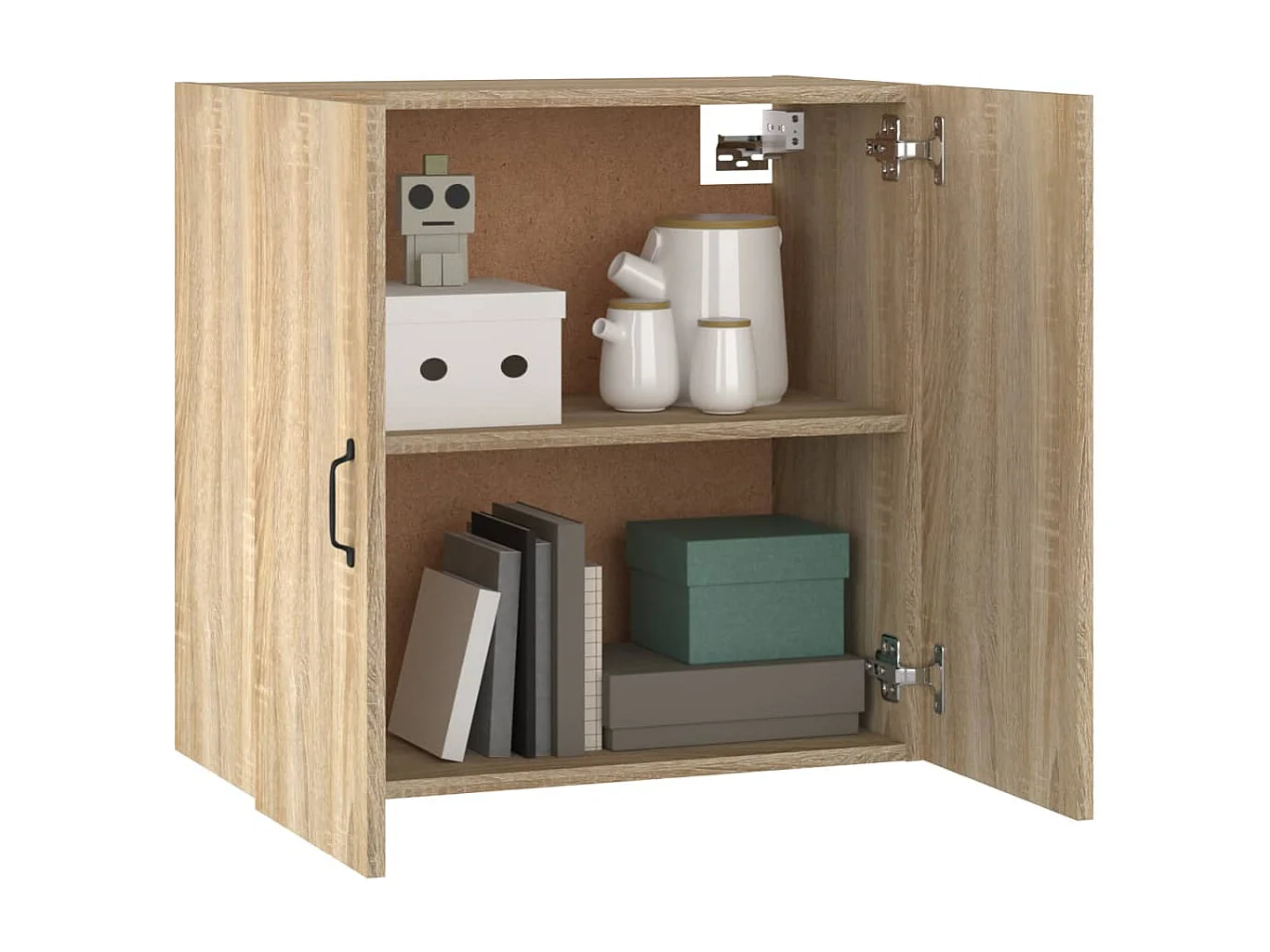 Armadietto a Muro Rovere Sonoma 60x31x60 cm Legno Multistrato