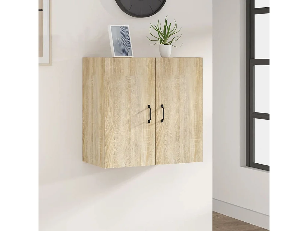 Hangkast 60x31x60 cm bewerkt hout sonoma eikenkleurig