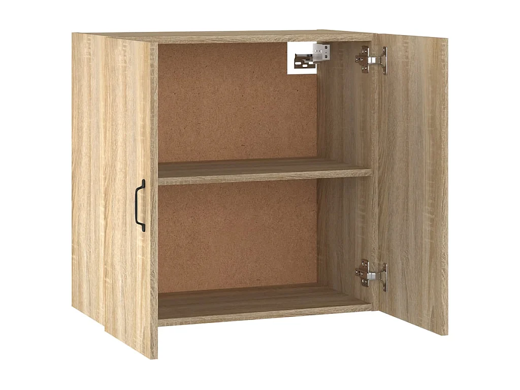Hangkast 60x31x60 cm bewerkt hout sonoma eikenkleurig