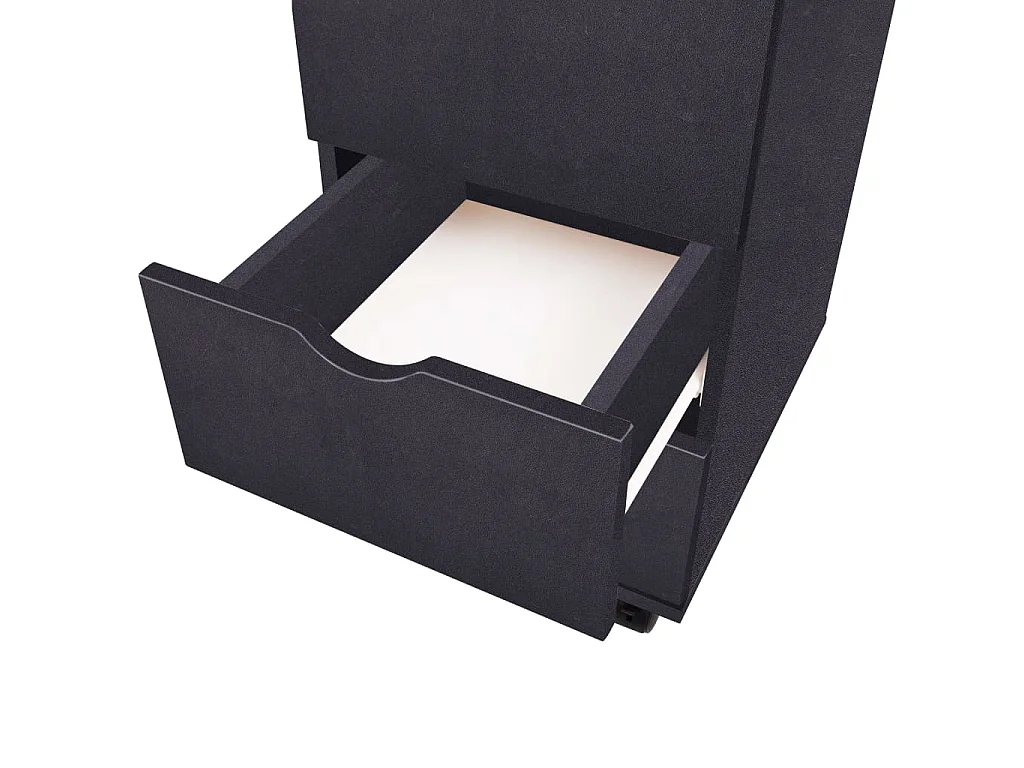 Schubladenelement 33×45×60 cm Schwarz