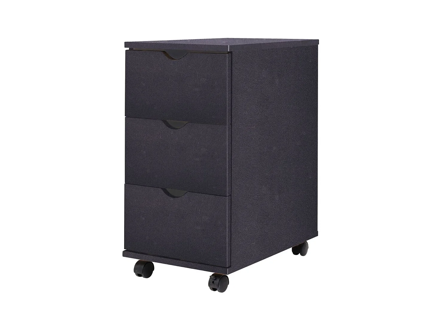 Cassettiera 33x45x60 cm Nera