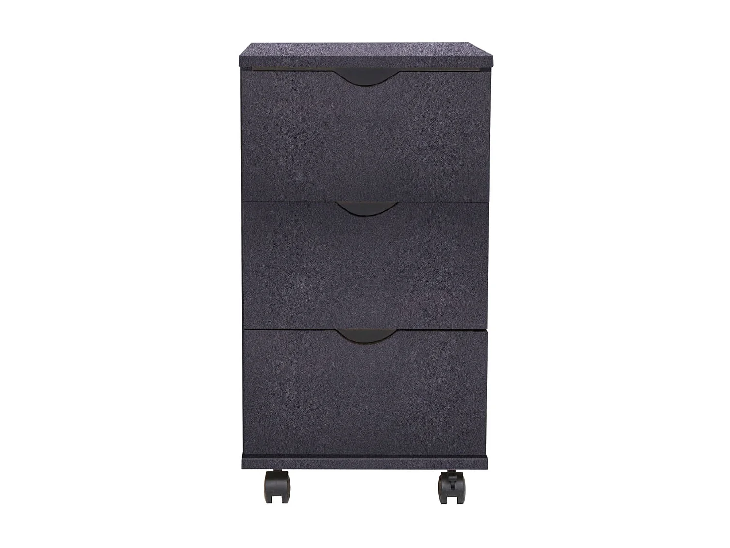 Meuble à tiroirs 33x45x60 cm Noir