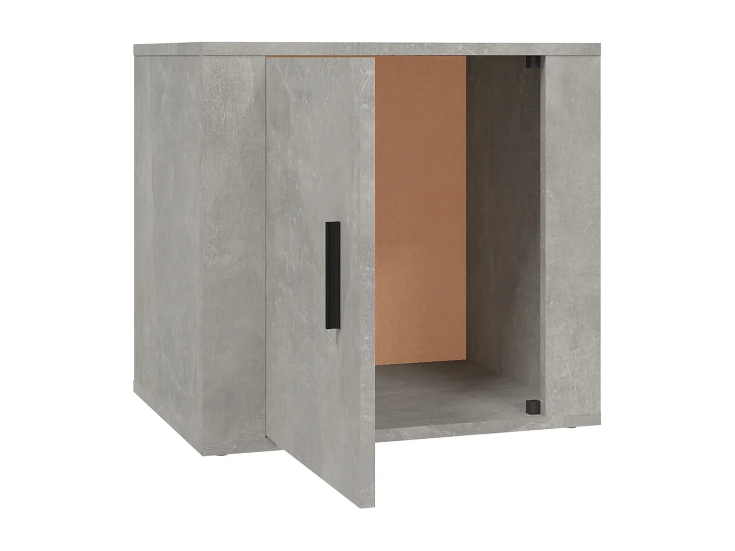 Tables de chevet 2 pcs Gris béton 50x39x47 cm