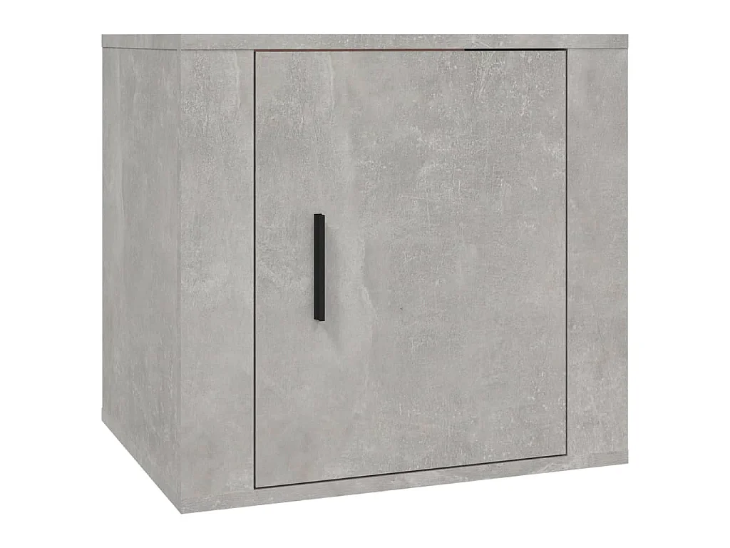 Tables de chevet 2 pcs Gris béton 50x39x47 cm