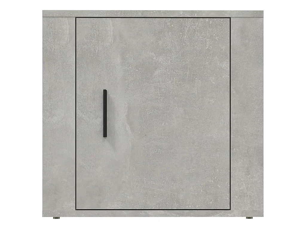 Tables de chevet 2 pcs Gris béton 50x39x47 cm
