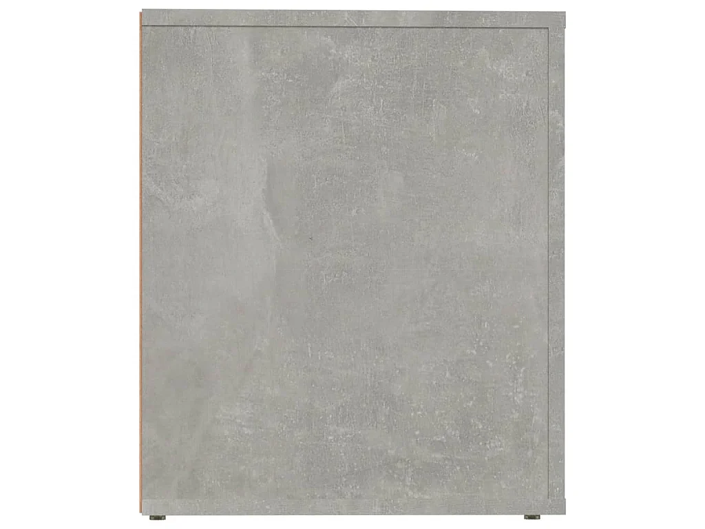 Tables de chevet 2 pcs Gris béton 50x39x47 cm