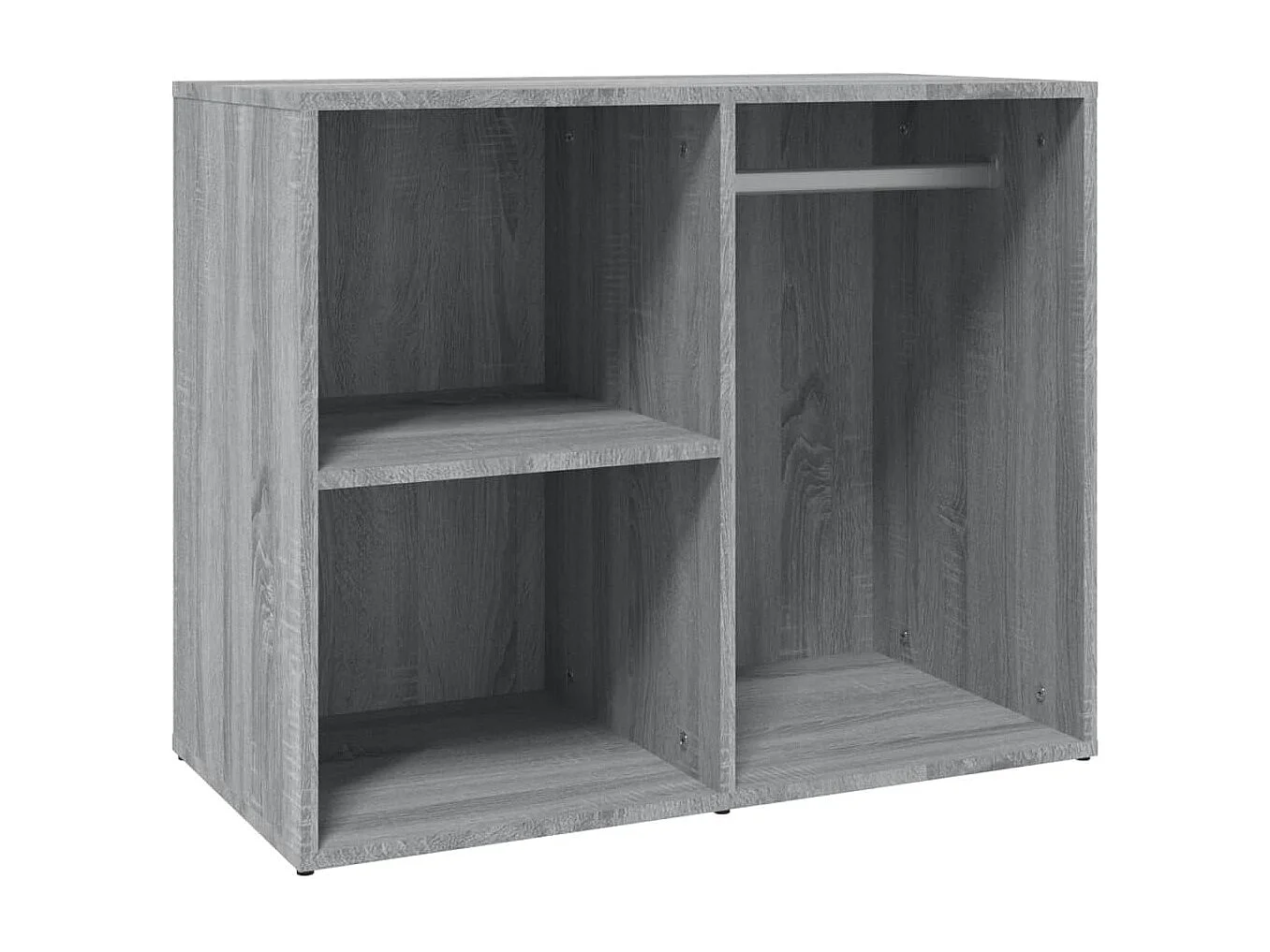 Toucador 80x40x65 cm derivados de madeira cor cinzento sonoma