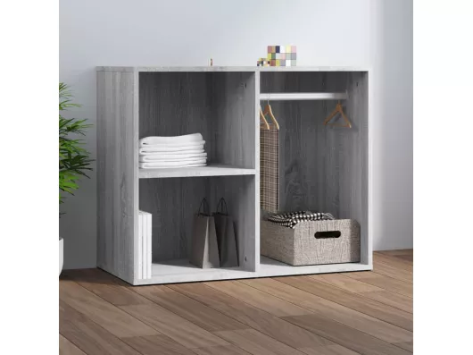 Kauf Unique Regal für Schminktisch Grau Sonoma 80x40x65 cm Holzwerkstoff