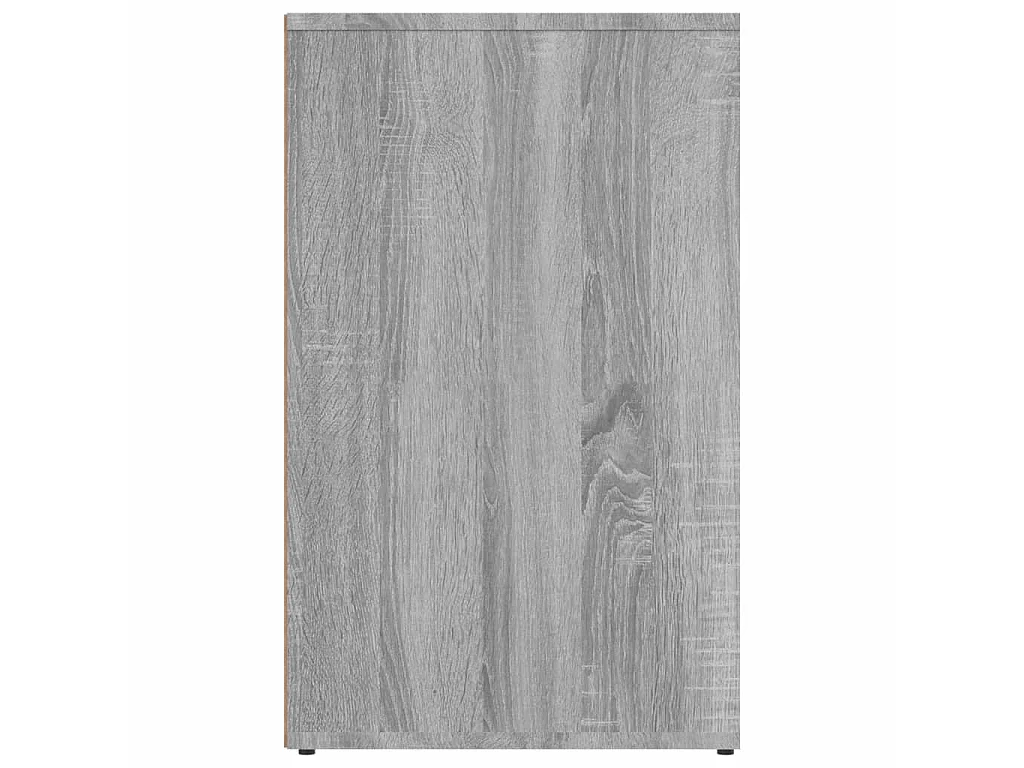 Kledingkast 80x40x65 cm bewerkt hout grijs sonoma eikenkleur