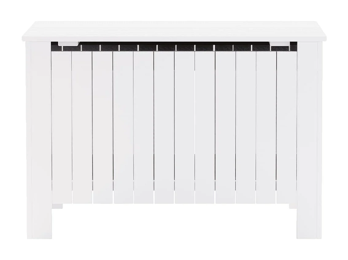 Opbergbox met deksel RANA 80x49x54 cm massief grenenhout wit