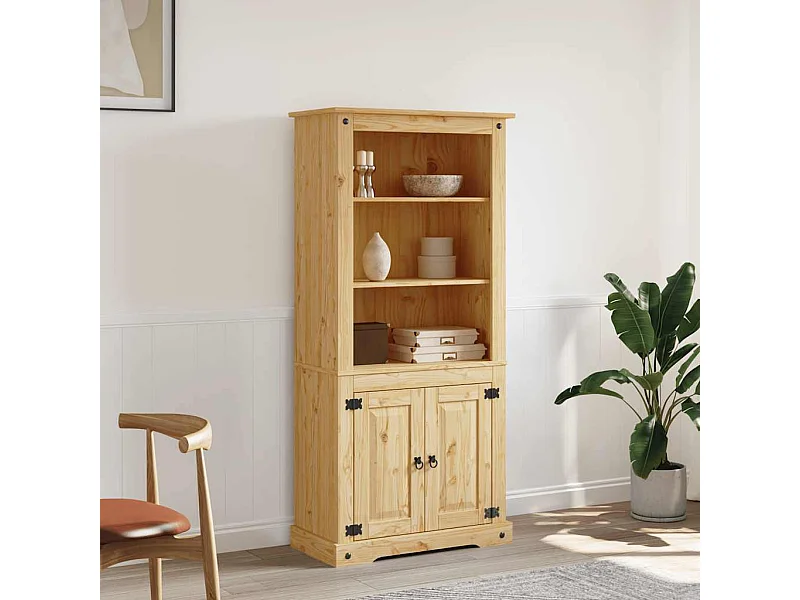 Buffetschrank Mexiko-Stil Kiefernholz 80x40x170 cm