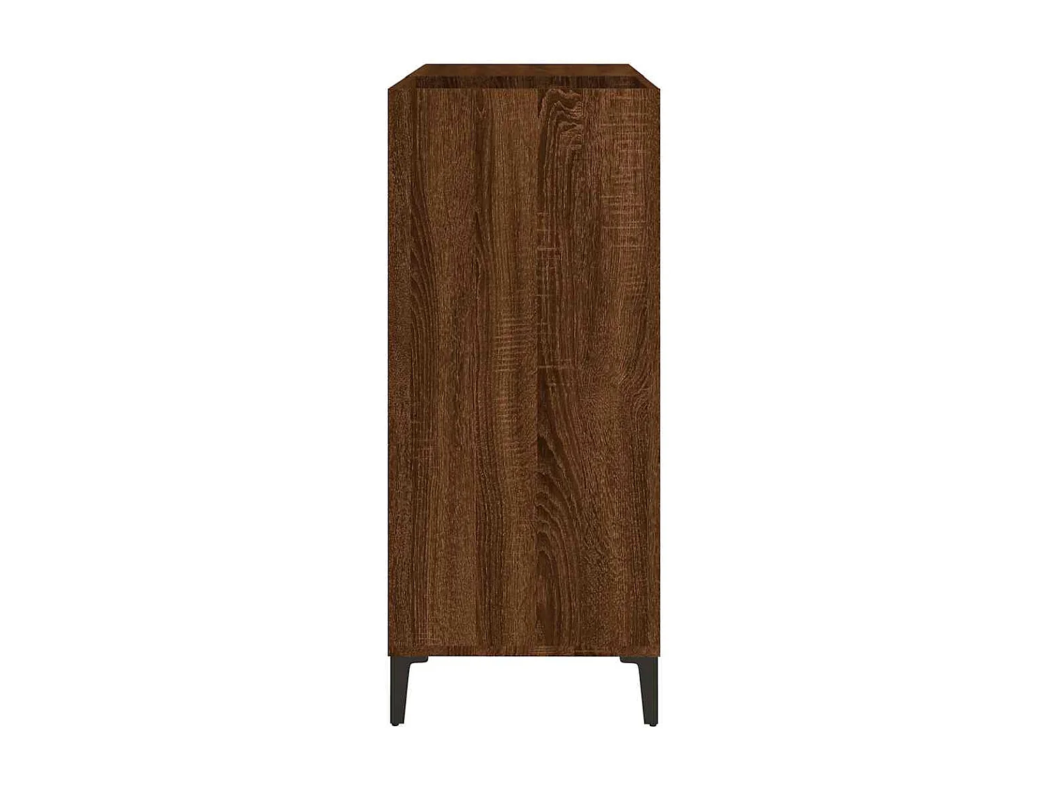 Plattenschrank Braun Eichen-Optik 84,5x38x89 cm Holzwerkstoff