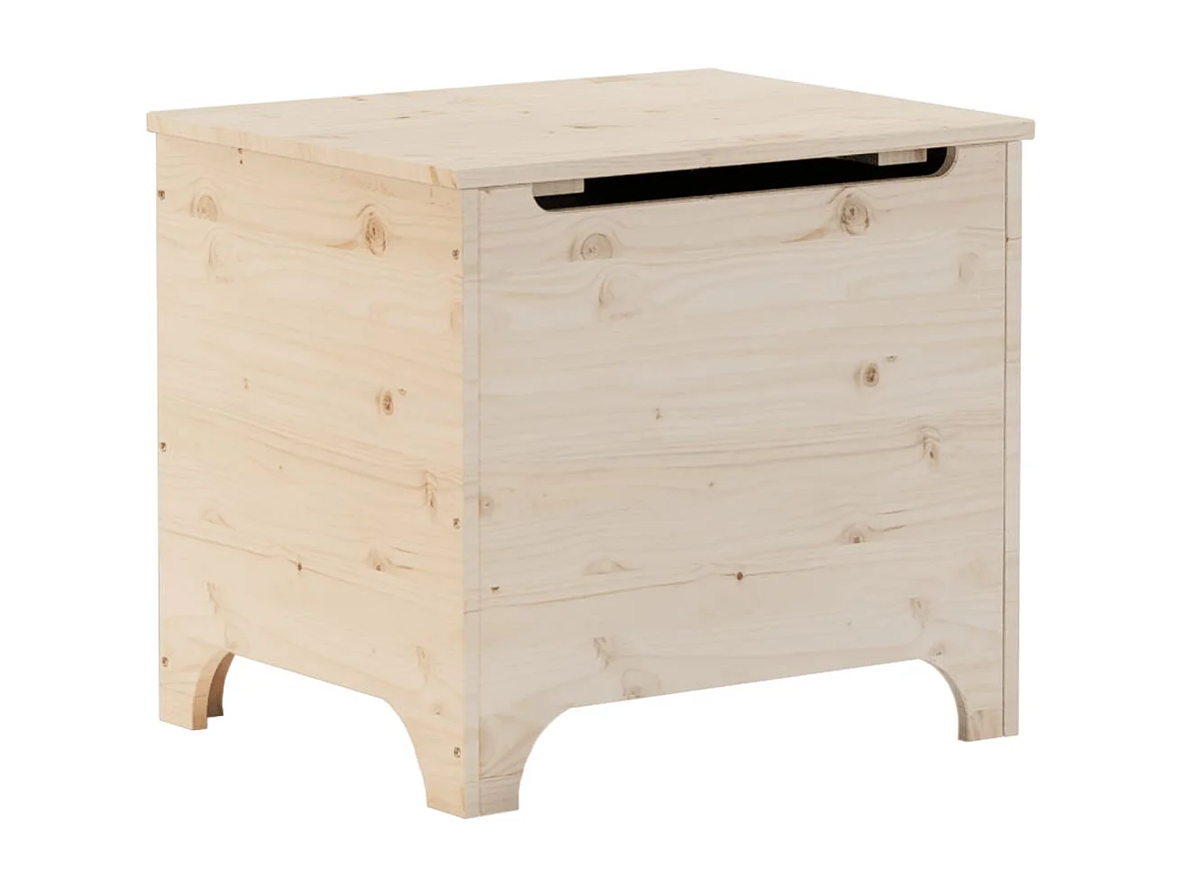 Caixa de arrumação com tampa RANA 60x49x54 cm pinho maciço