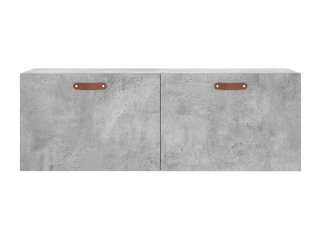 Armoire murale gris béton 100x36,5x35 cm bois d'ingénierie