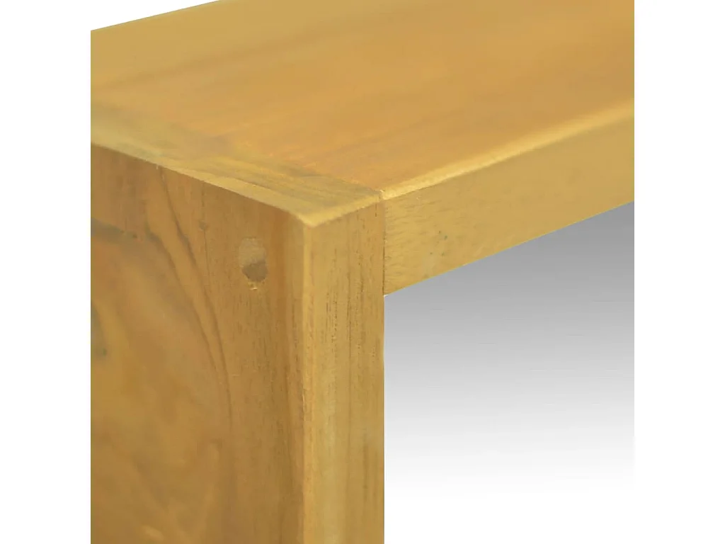 Spiegelkast 30x10x40 cm massief teakhout