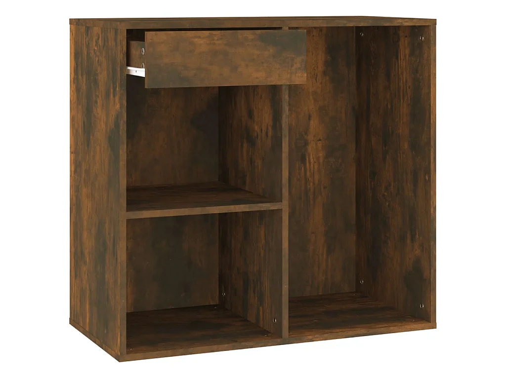 Armoire cosmétique Chêne fumé 80x40x75 cm Bois d'ingénierie