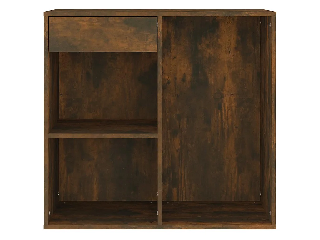 Armoire cosmétique Chêne fumé 80x40x75 cm Bois d'ingénierie