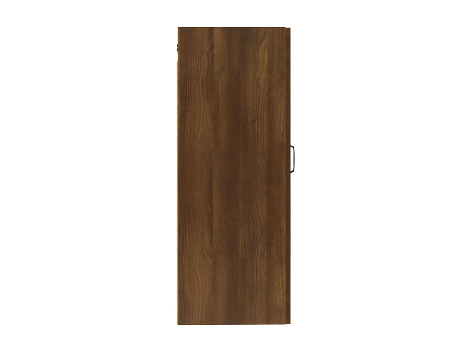 Wandkast 35x34x90 cm bewerkt hout bruin eikenkleur