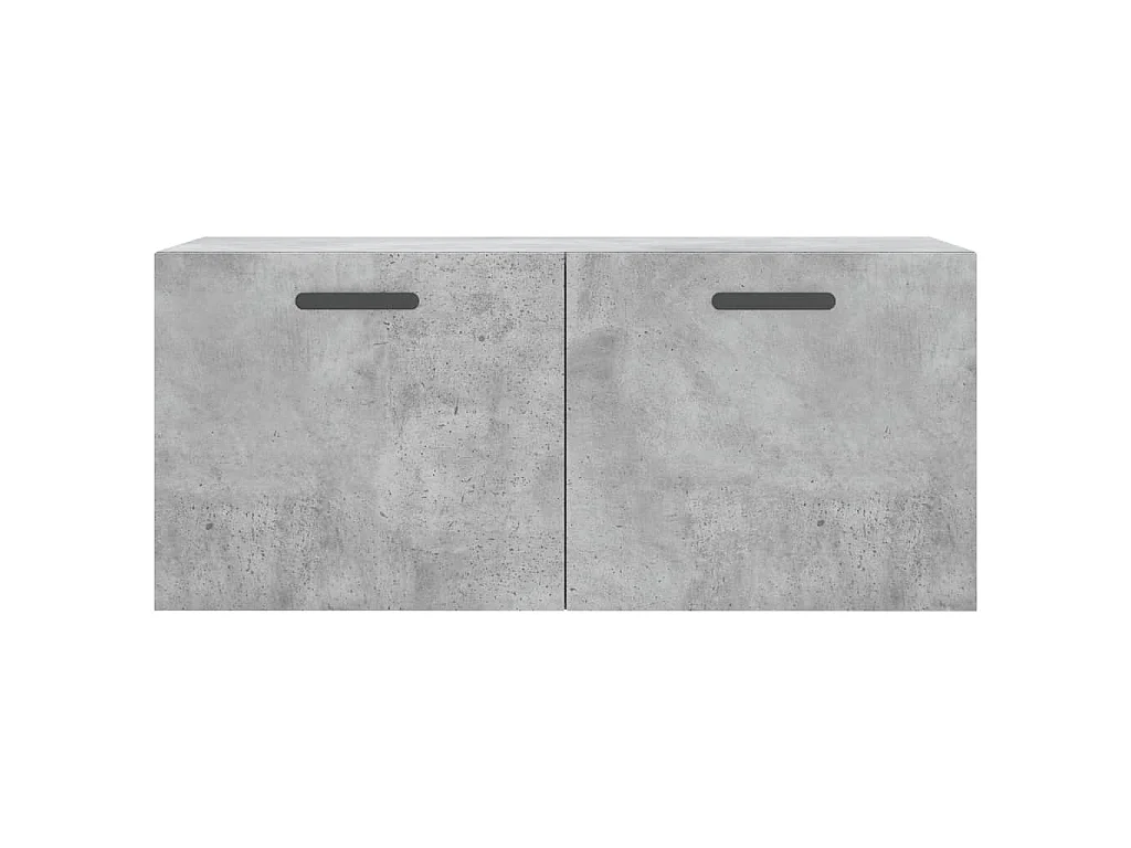Wandkast 80x36,5x35 cm bewerkt hout betongrijs