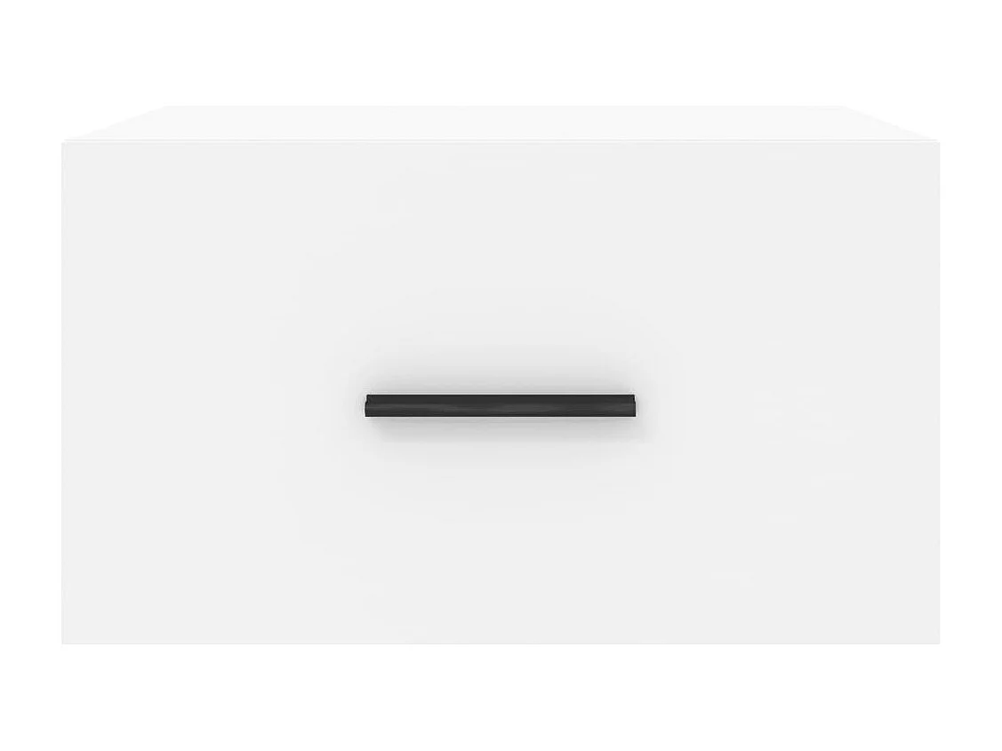 Tables de chevet murales 2 pcs blanc 35x35x20 cm