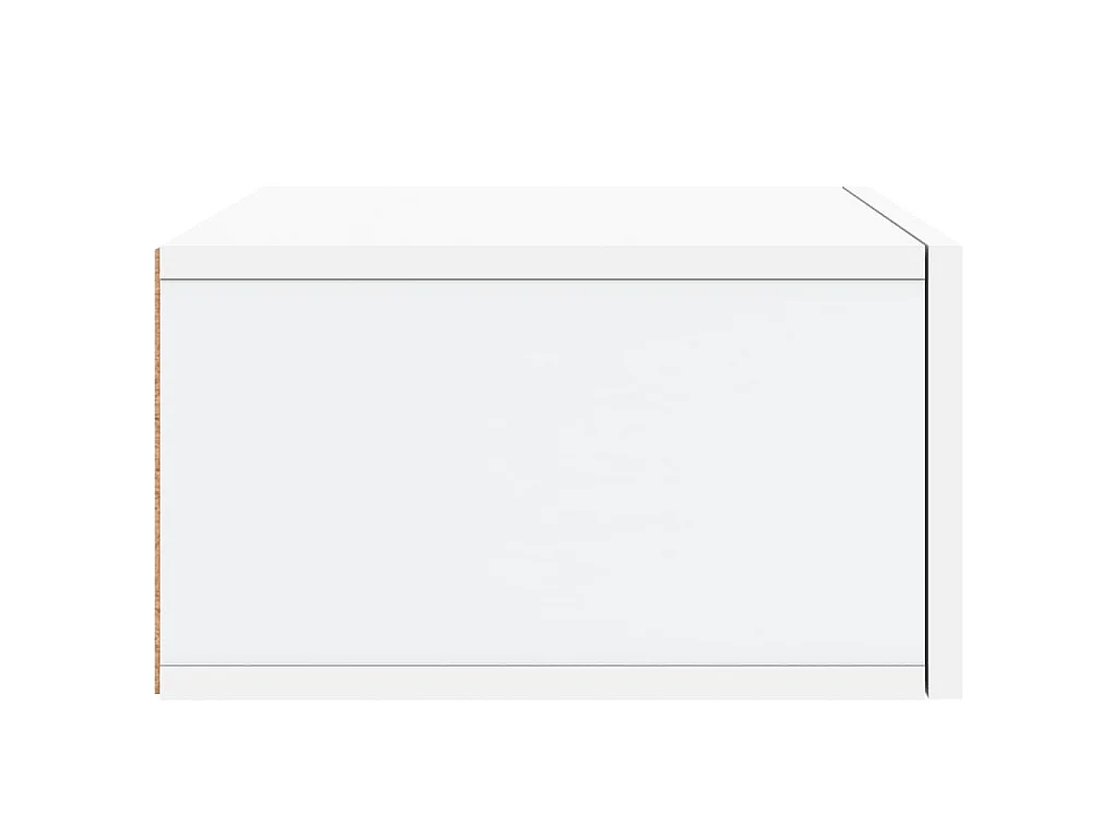 Tables de chevet murales 2 pcs blanc 35x35x20 cm