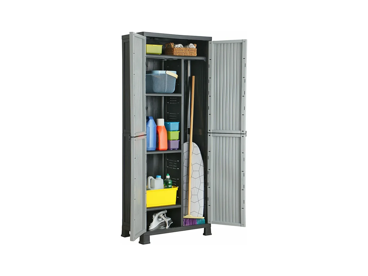 Armoire en plastique 68x39x171,5 cm