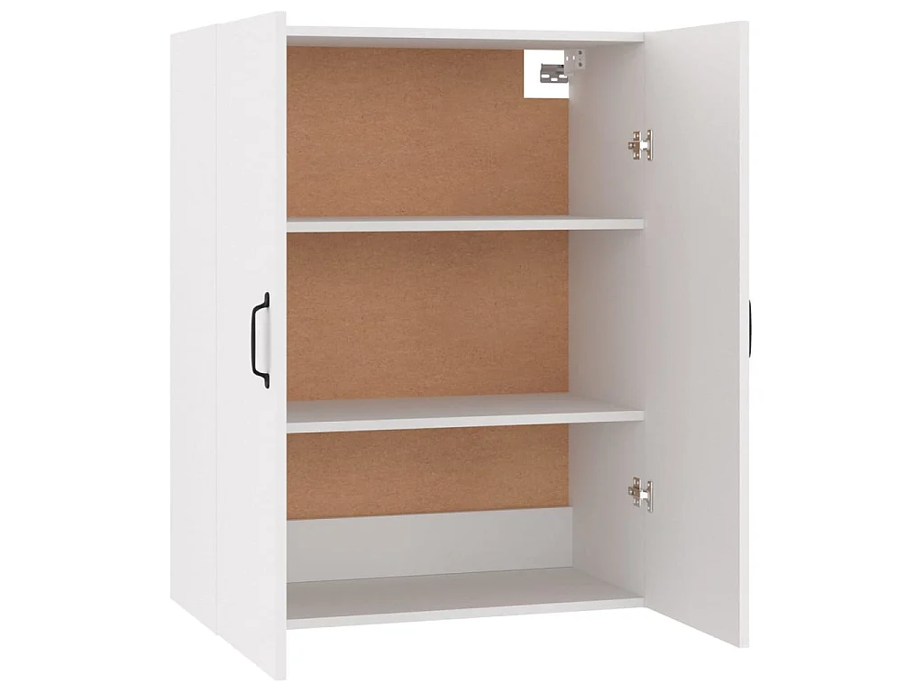Armoire suspendue Blanc 69,5x34x90 cm Bois d'ingénierie