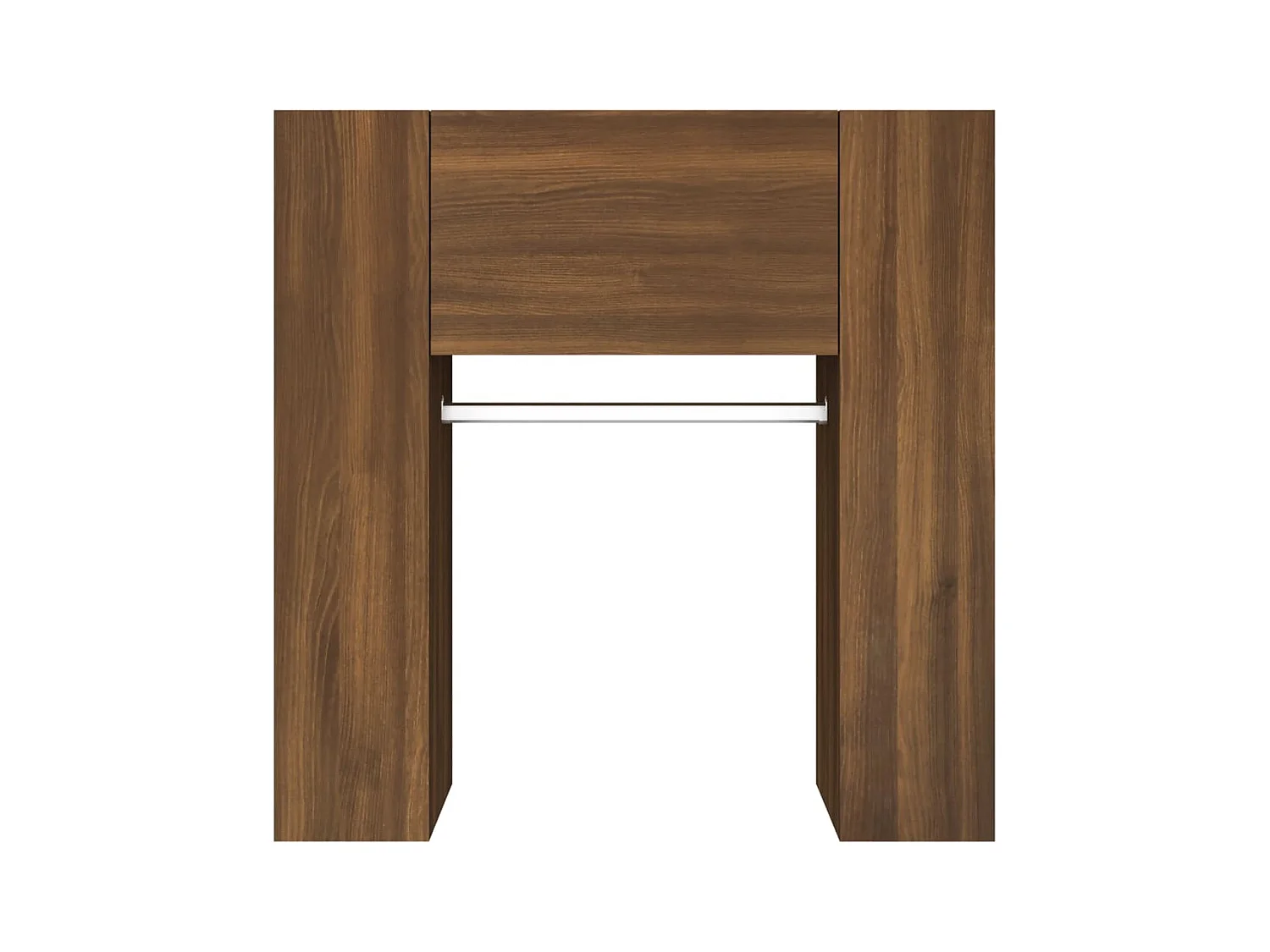 Flurschränke 2 Stk. Braun Eichen-Optik Holzwerkstoff