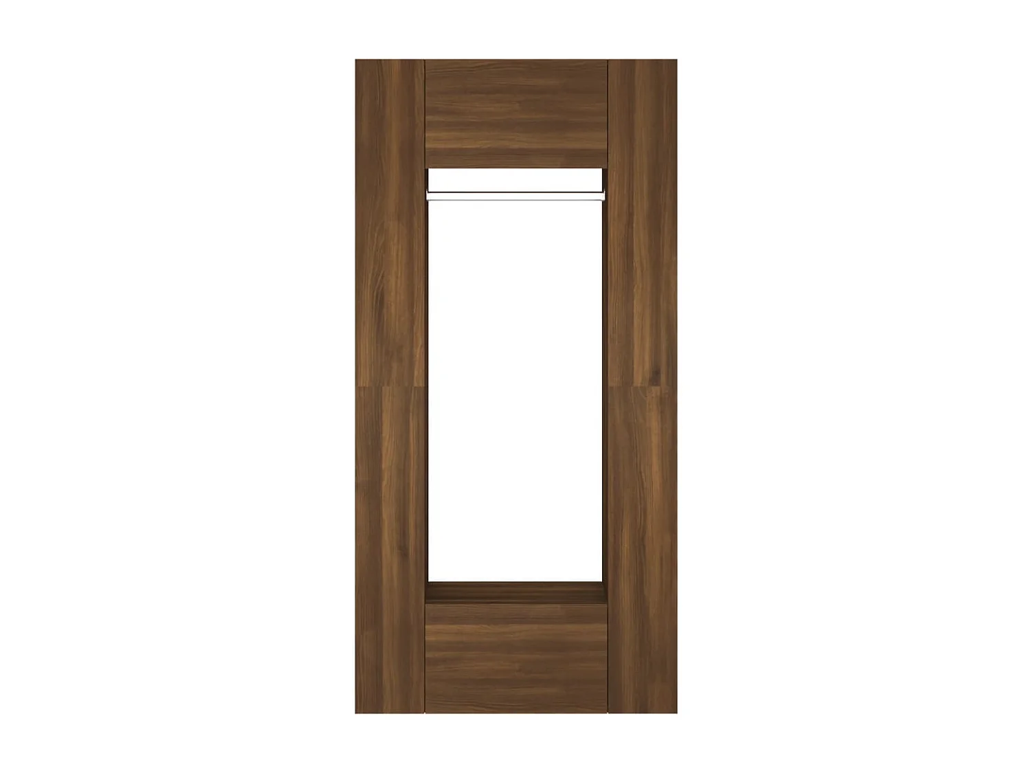 Armários corredor 2 pcs derivados de madeira carvalho castanho