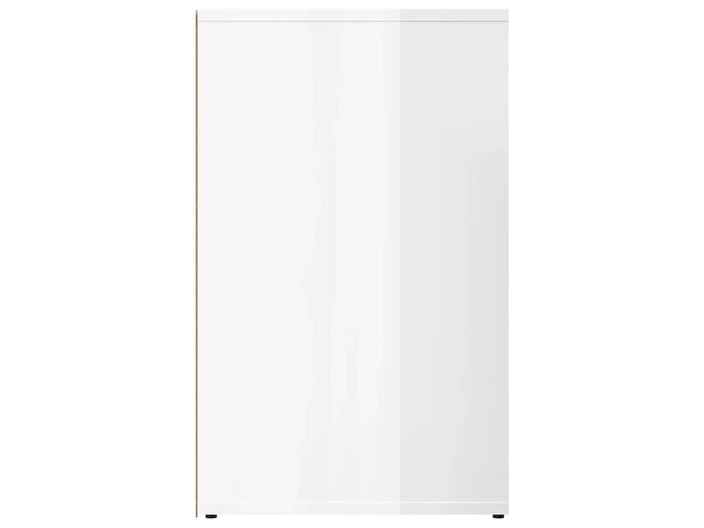 Armoire de dressing Blanc brillant 80x40x65cm Bois d'ingénierie