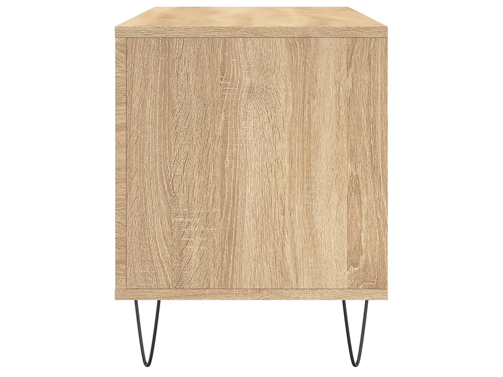 Armário p/ discos 100x38x48cm derivados madeira carvalho sonoma