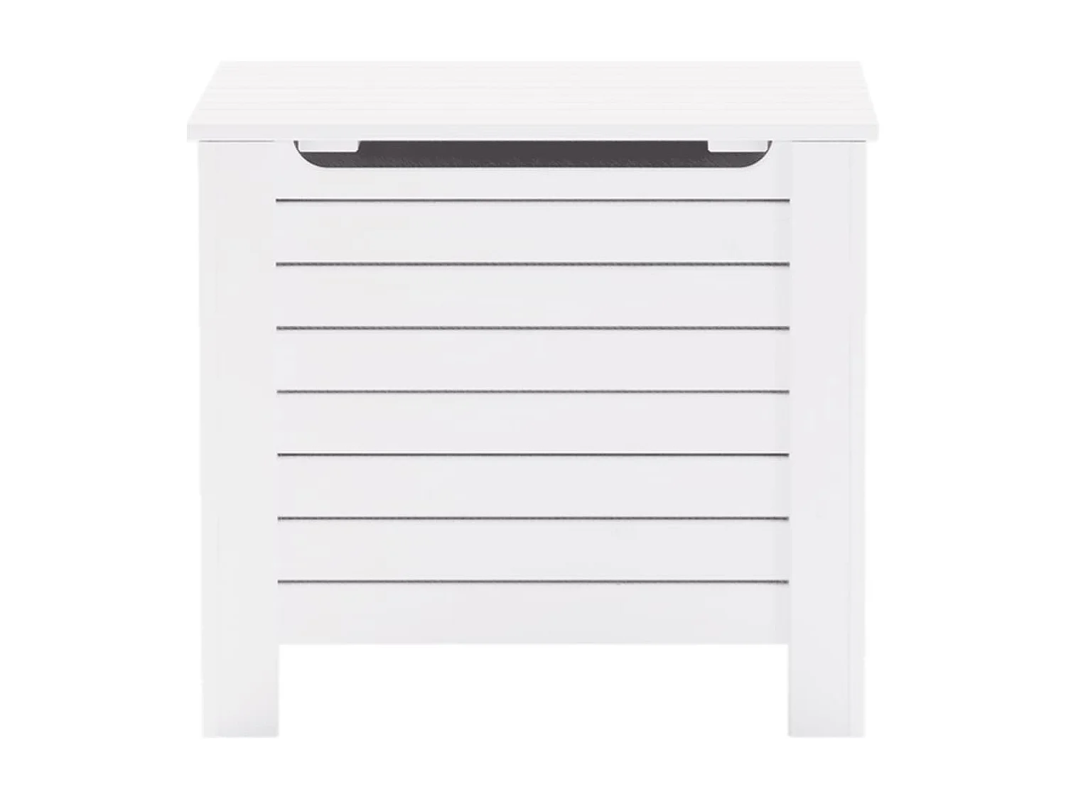 Caixa de arrumação c/ tampa RANA 60x49x54cm pinho maciço branco