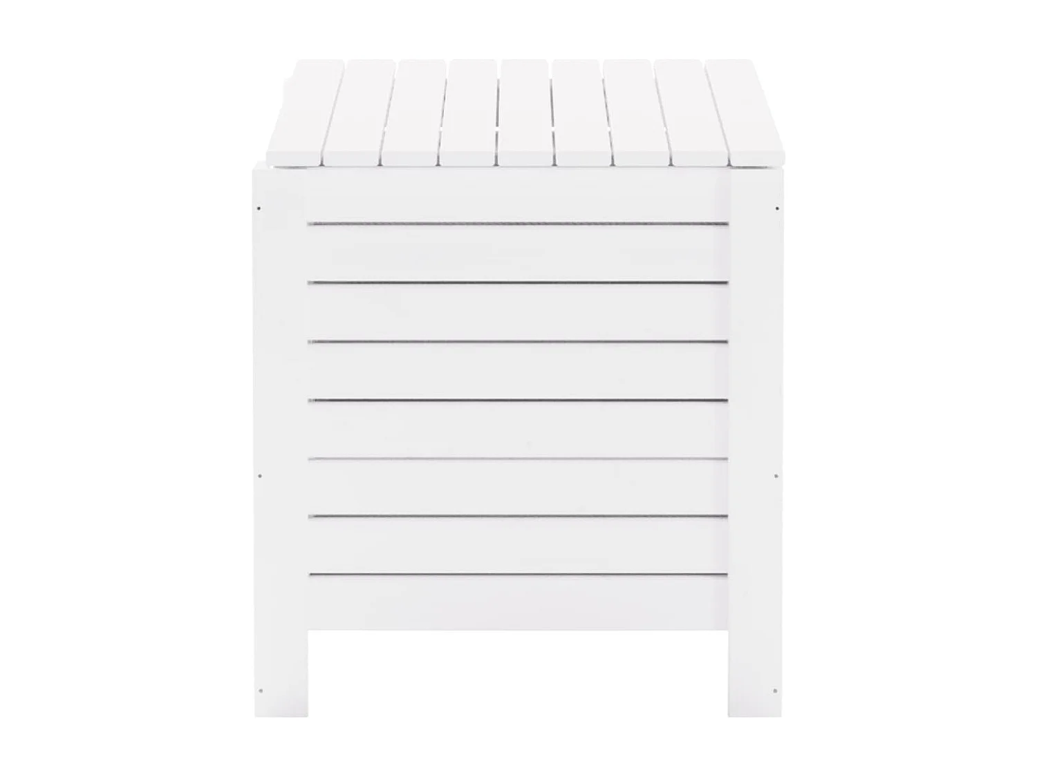 Caixa de arrumação c/ tampa RANA 60x49x54cm pinho maciço branco