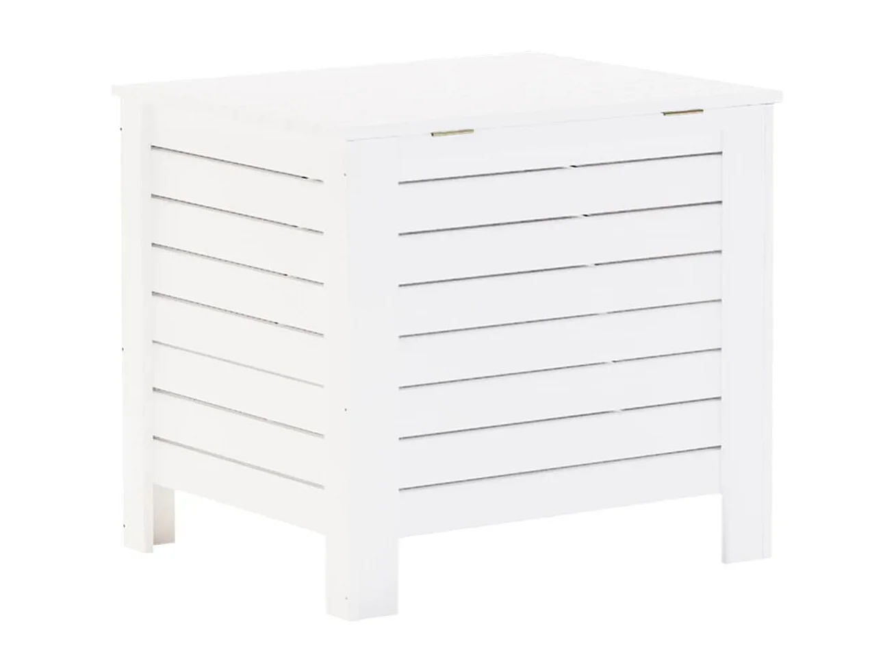 Caixa de arrumação c/ tampa RANA 60x49x54cm pinho maciço branco