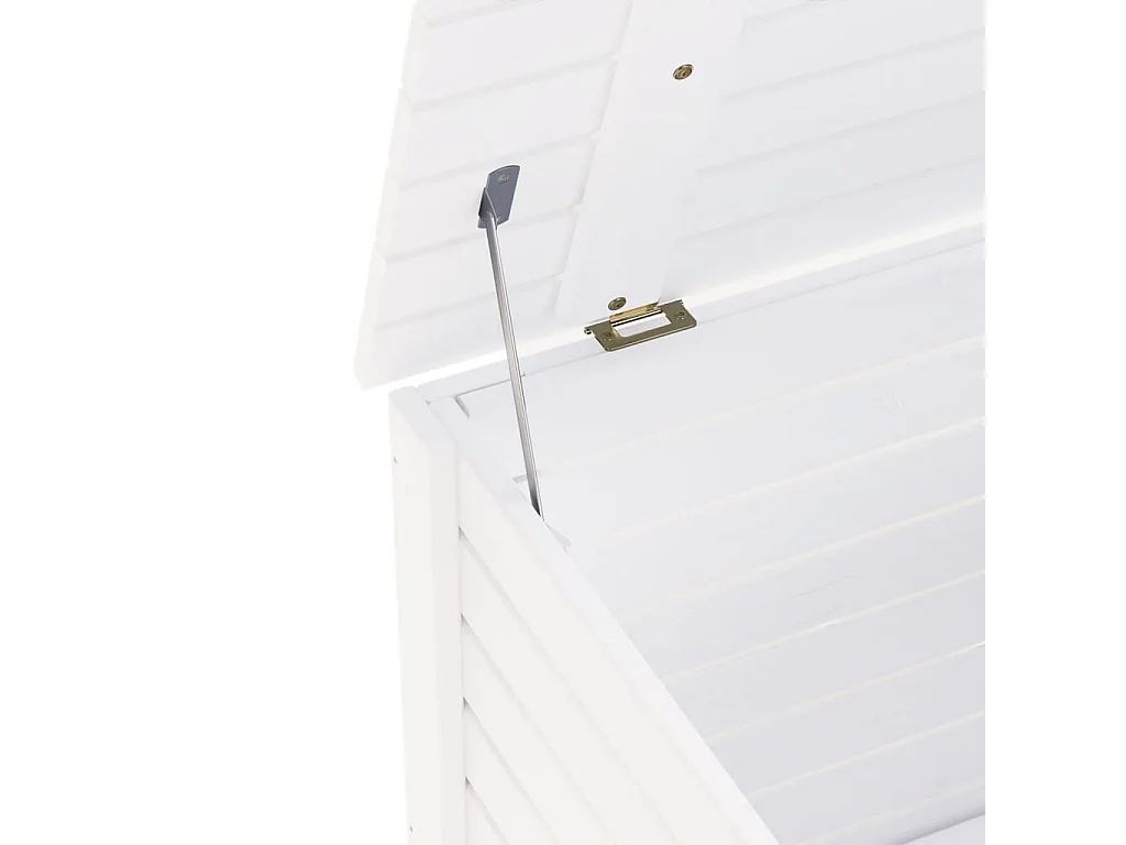 Caixa de arrumação c/ tampa RANA 60x49x54cm pinho maciço branco