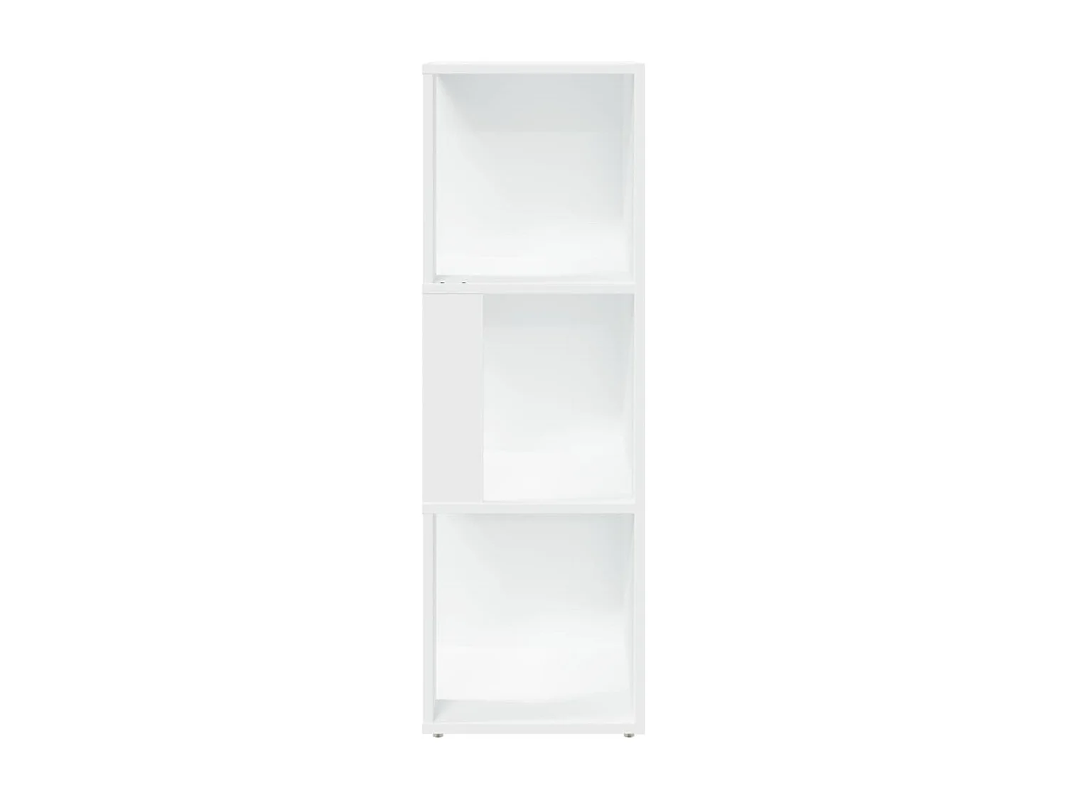 Armoire d'angle Blanc 33x33x100 cm Bois d'ingénierie