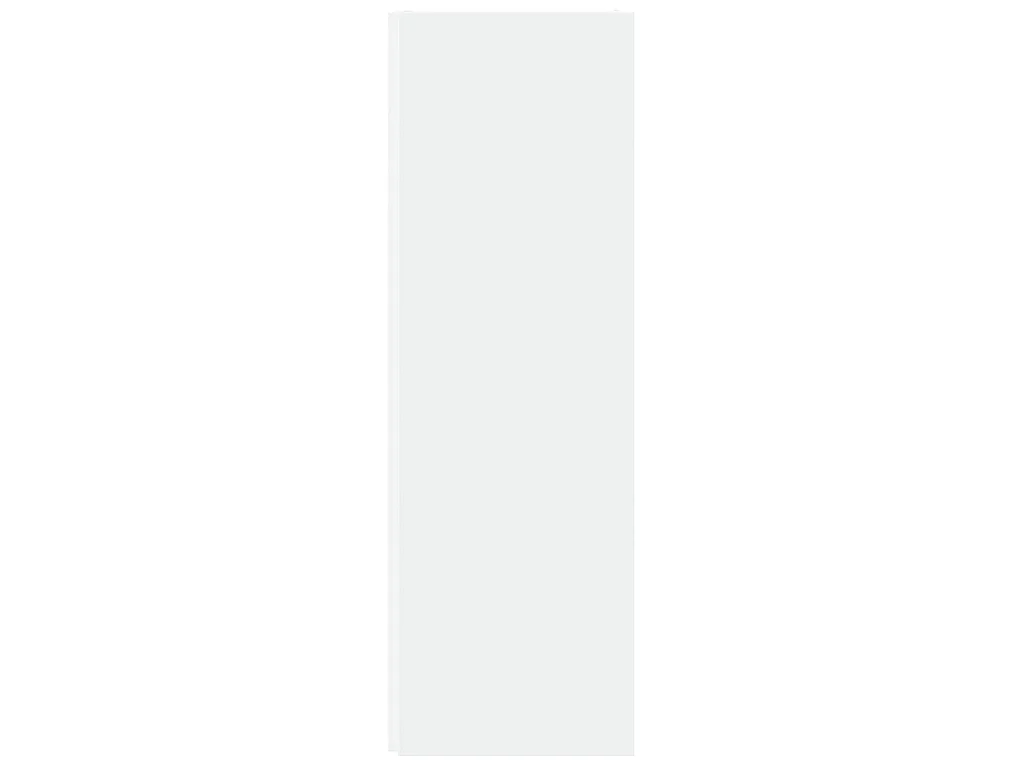 Mueble de esquina madera contrachapada blanco 33x33x100 cm