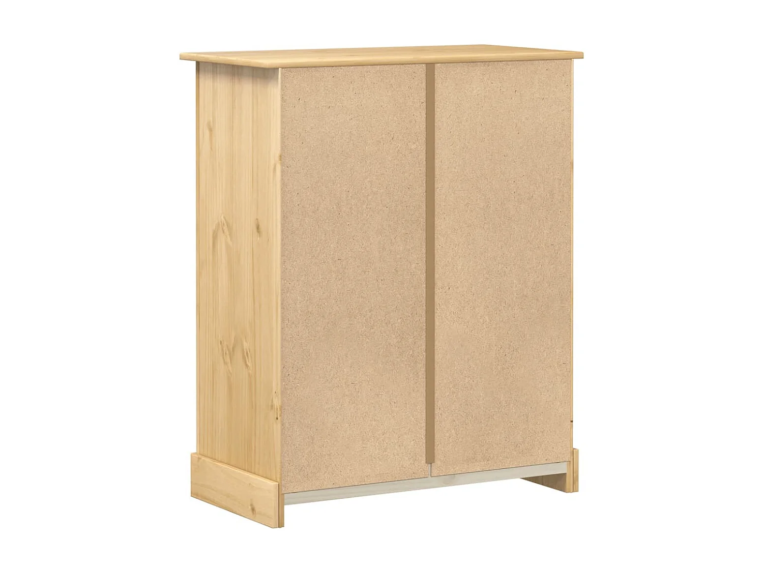 Commode Corona 92x48x114 cm bois massif de pin