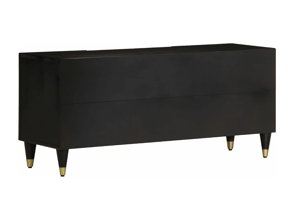 Meuble TV 105x33x46 cm Bois massif de manguier