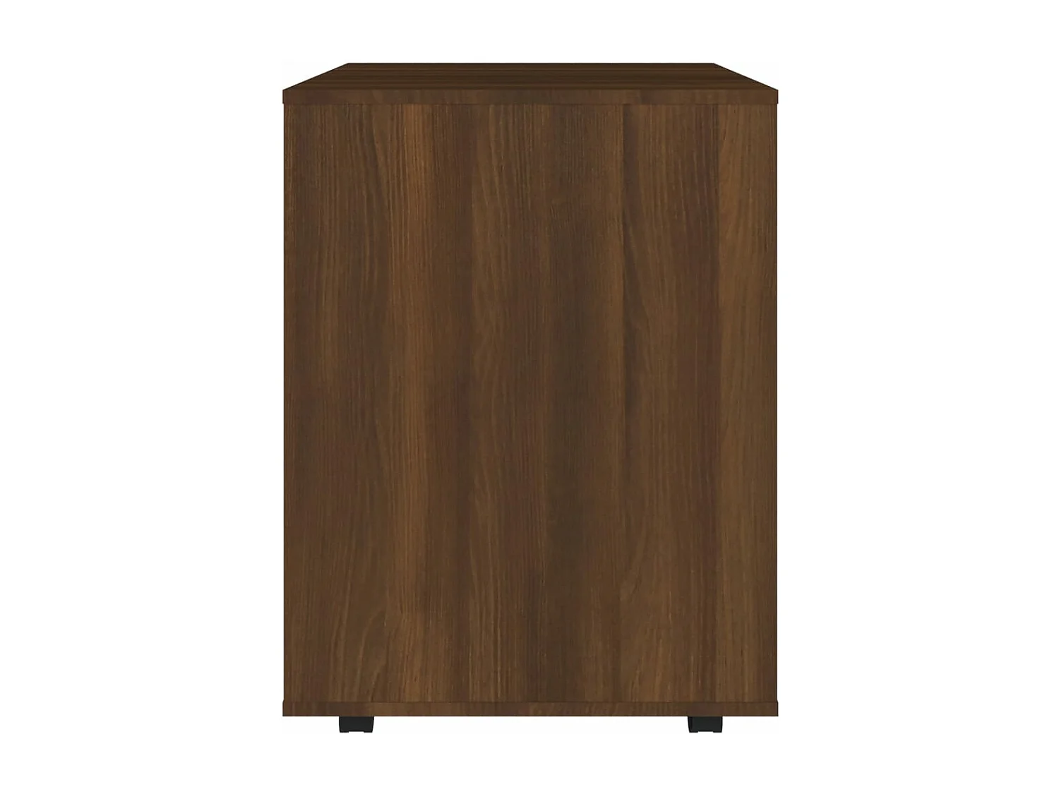 Rolkast 60x53x72 cm bewerkt hout bruin eikenkleur