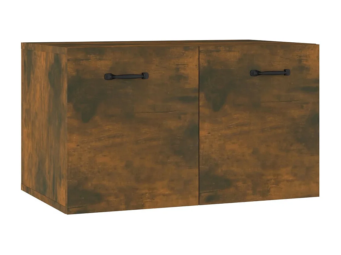 Armoire murale Chêne fumé 60x36,5x35 cm Bois d'ingénierie