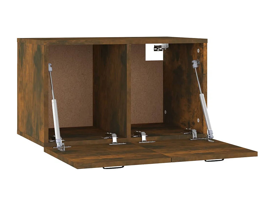 Armoire murale Chêne fumé 60x36,5x35 cm Bois d'ingénierie