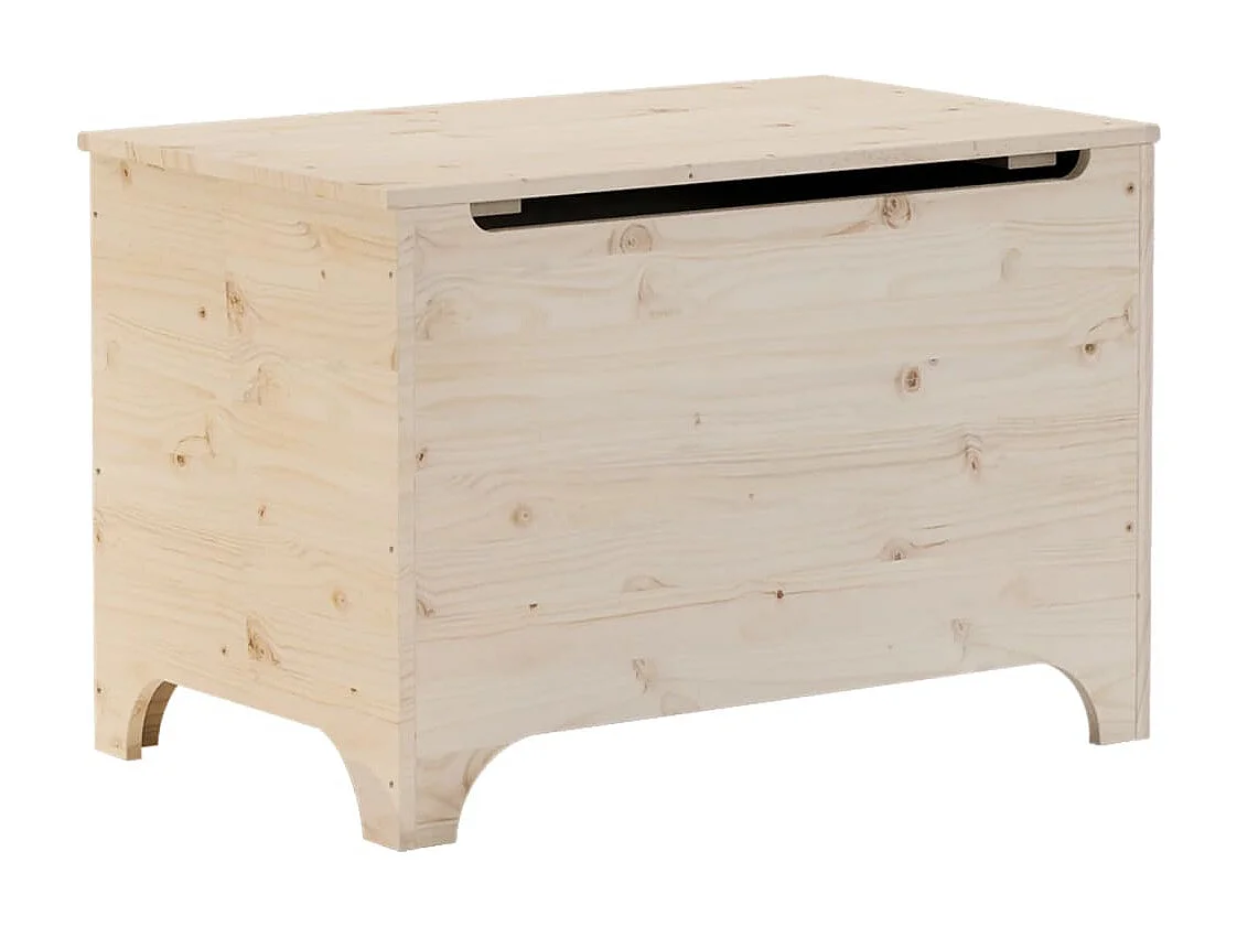 Opbergbox met deksel RANA 80x49x54 cm massief grenenhout
