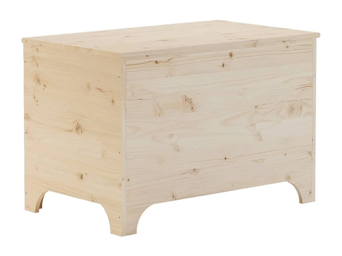 Opbergbox met deksel RANA 80x49x54 cm massief grenenhout