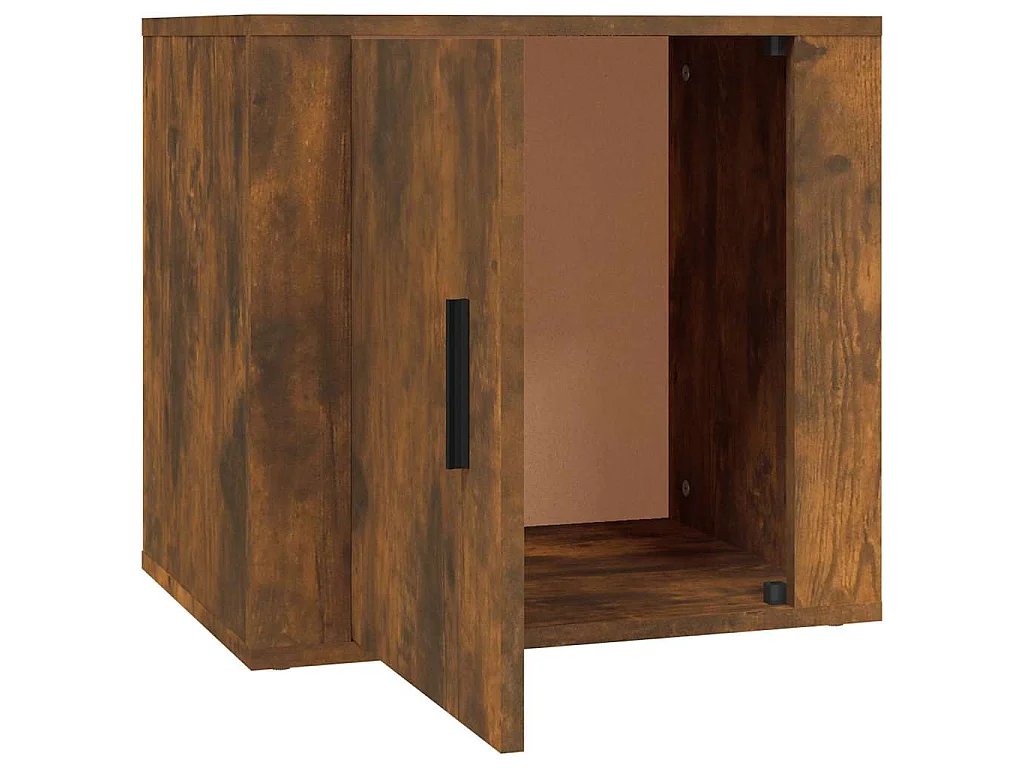 Table de chevet Chêne fumé 50x39x47 cm