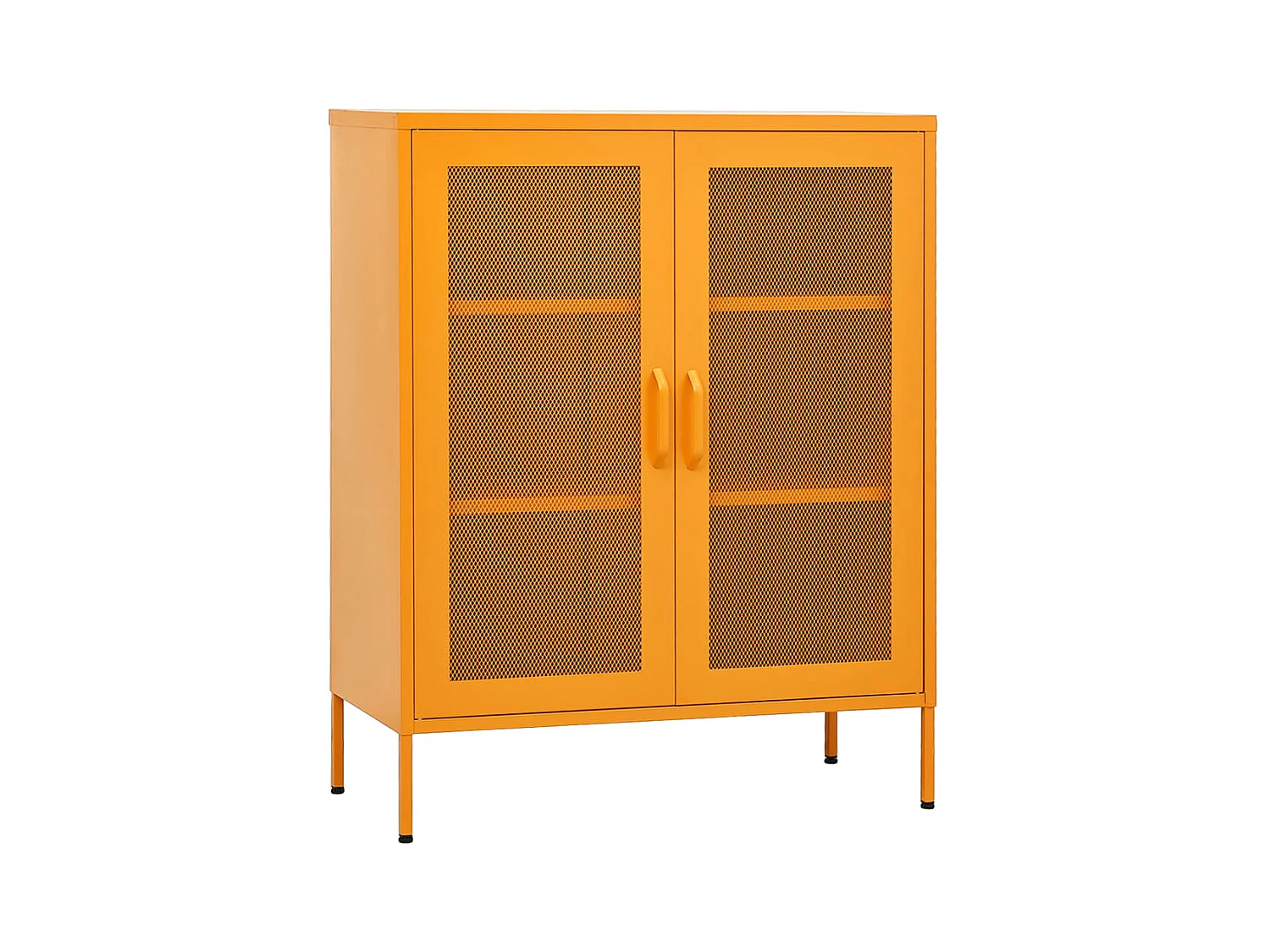 Armoire de rangement Jaune moutarde 80 x 35 x 101,5 cm Acier