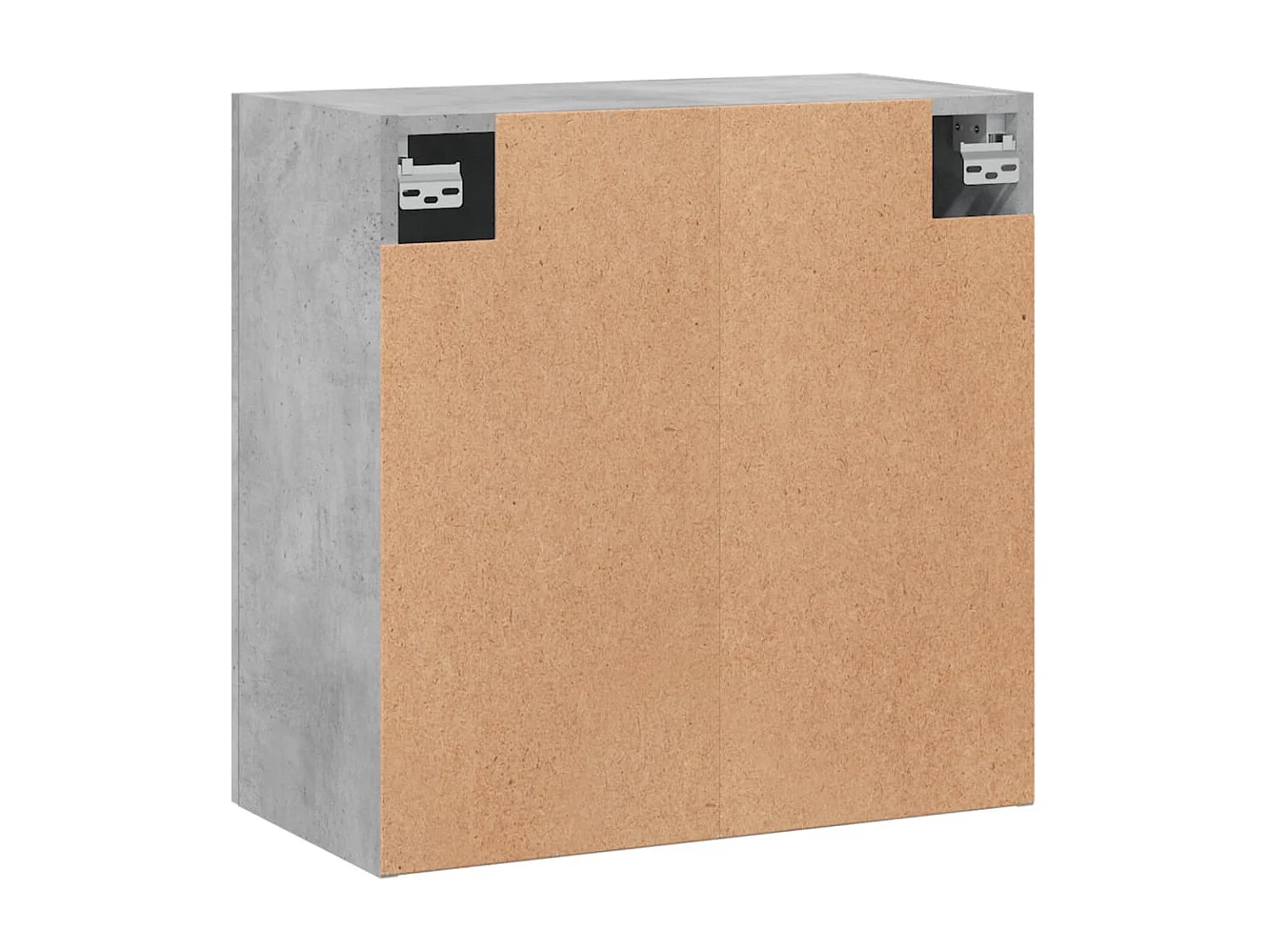 Armoire murale gris béton 60x31x60 cm bois d'ingénierie