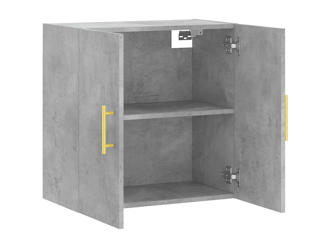 Armoire murale gris béton 60x31x60 cm bois d'ingénierie