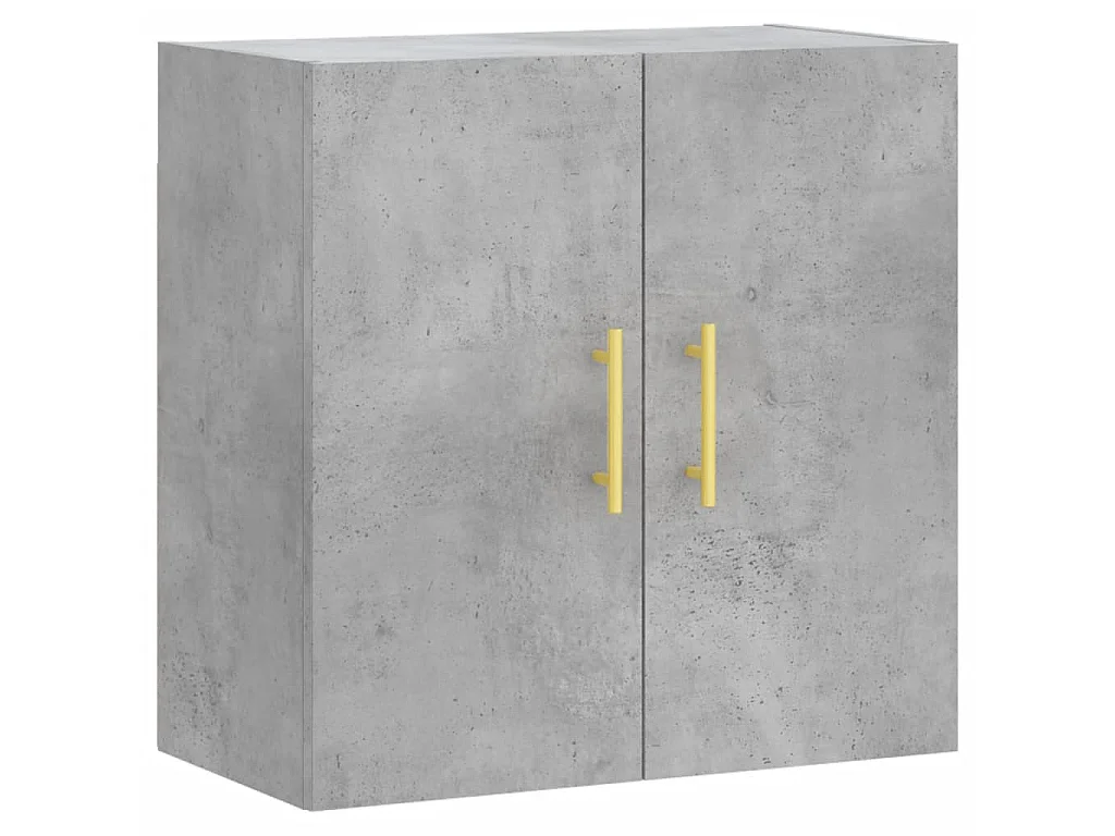 Mobile a Parete Grigio Cemento 60x31x60 cm in Legno Multistrato