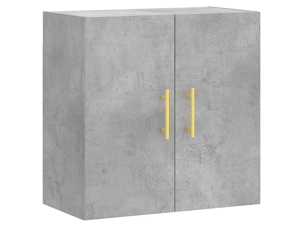 Wandkast 60x31x60 cm bewerkt hout betongrijs